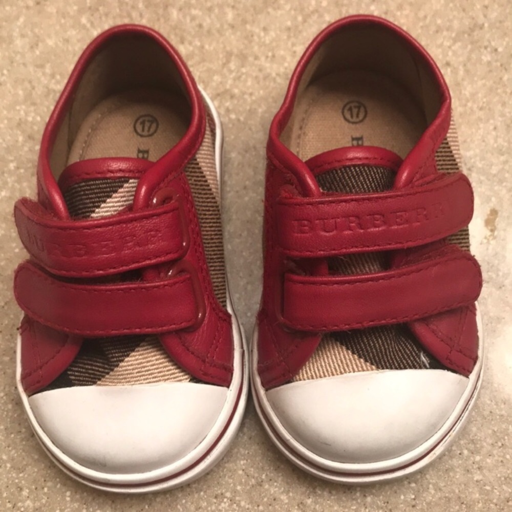 Size 2 Burberry infant shoes